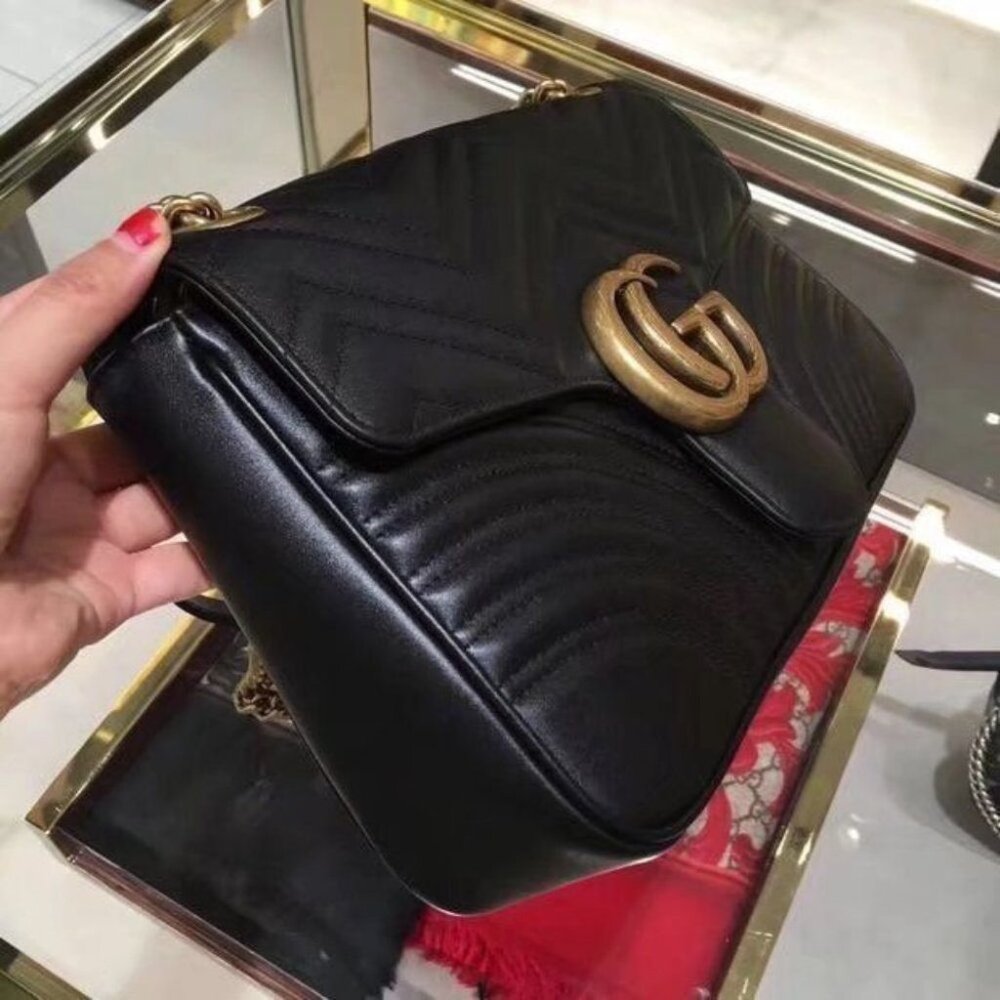 NWT Gucci 443497 Marmont Gmall Matelasse Shoulder Bag - Picture 5 of 7